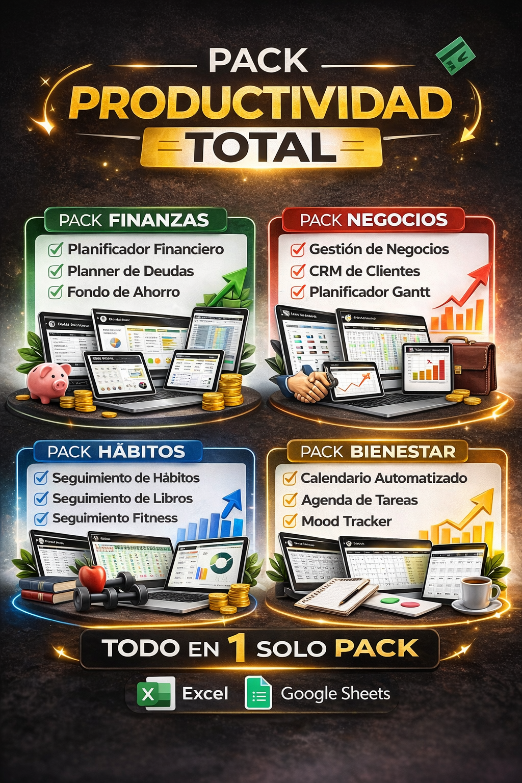 Pack Productividad Total